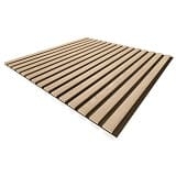 Панель стеновая акустическая МДФ Stella Comfort Light Дуб Снежный 600х600х9 фото