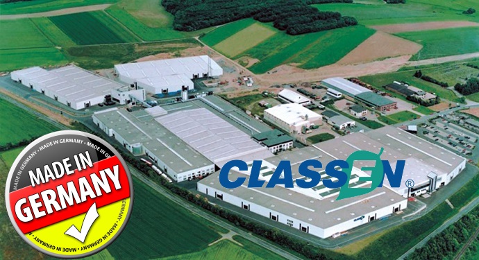 Завод по производству ламината Classen в Германии. 