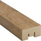 Интерьерная рейка МДФ STELLA LC Милана Light Дуб Бунратти 20x30x2700 фото