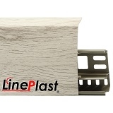 Напольный плинтус ПВХ LinePlast LS003 Амендола 85 мм фото