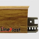 Напольный плинтус ПВХ LinePlast LS015 Афромозия 85 мм фото
