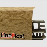 Напольный плинтус ПВХ LinePlast LS025 Анегре 85 мм фото