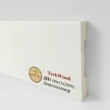 Плинтус из дюрополимера TeckWood Белый ДП1 60х15х2000мм фото