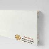 Плинтус из дюрополимера TeckWood Белый ДП5 80х16х2000мм фото