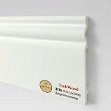 Плинтус из дюрополимера TeckWood Белый ДП6 95х14х2000 мм фото