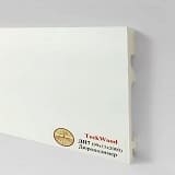 Плинтус из дюрополимера TeckWood Белый ДП7 99х15х2000 мм фото