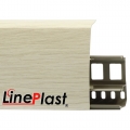 Напольный плинтус ПВХ LinePlast LS013 Туя светлая 85 мм фото 2