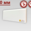Плинтус МДФ Белый TECKWOOD ТИТАН прямой узкий 100x10x2150 фото 2