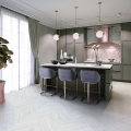 Виниловый пол SPC CronaFloor Herringbone Дуб Нант (Oak Nantes) H003 фото 3