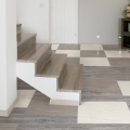 Виниловый пол Tarkett Art Vinyl Blues STAFFORD фото в интерьере в комбинации с essence, dingo
