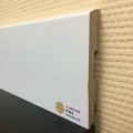 Высокий плинтус МДФ Белый матовый Teckwood Роял 120x16x2150 фото 3