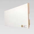 Высокий плинтус МДФ Белый матовый Teckwood Роял 140x16x2150 фото 2