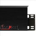Высокий плинтус ПВХ LinePlast LB018 Секвойя черная фото 2